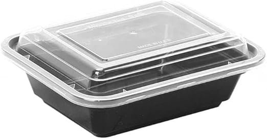 Microwave Rectangular Container With Lid  - 150 PCS